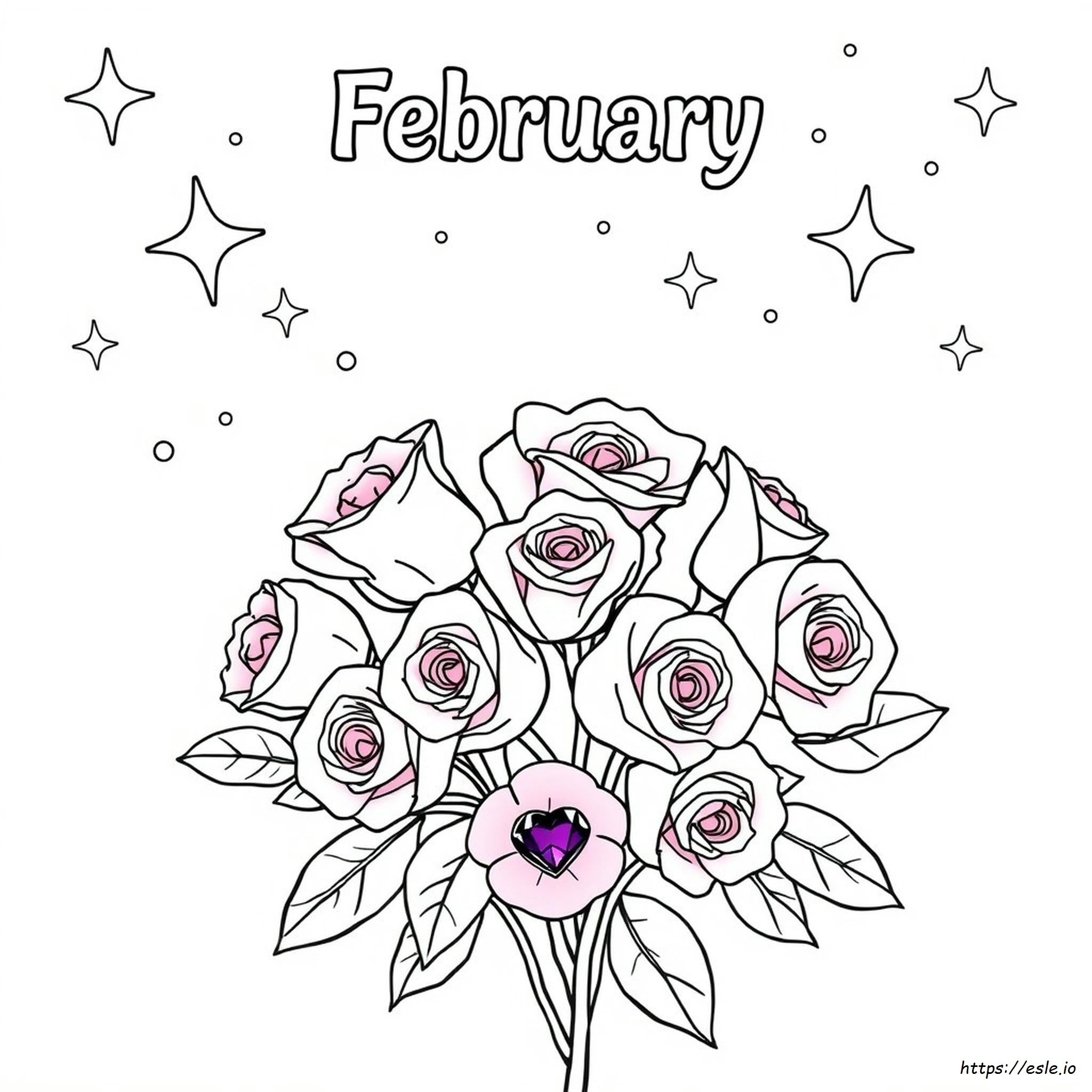 What Color Represents February