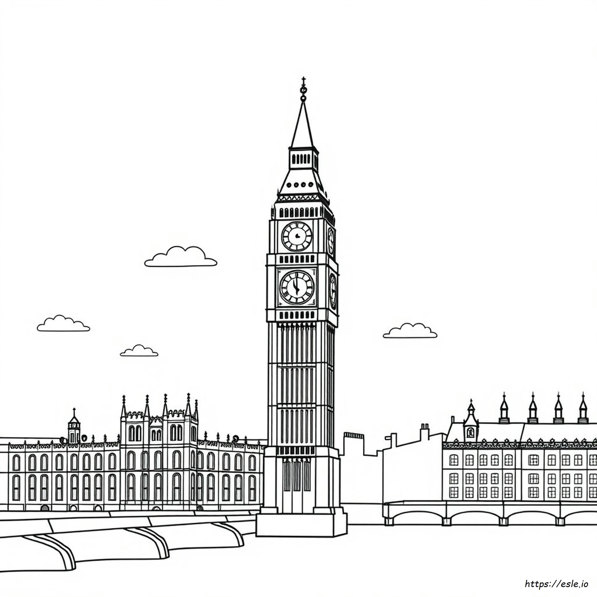 Big Ben Coloring Page