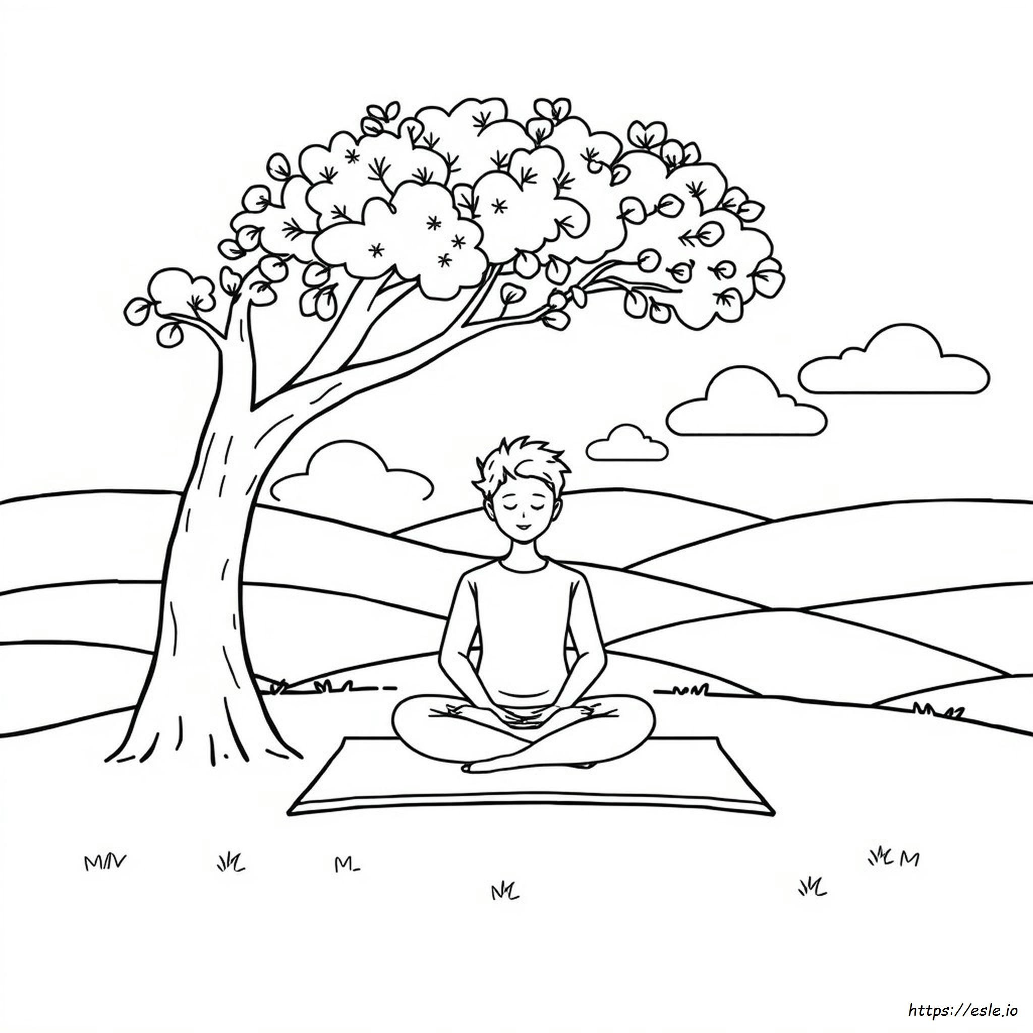 Meditation Coloring Pages Pdf