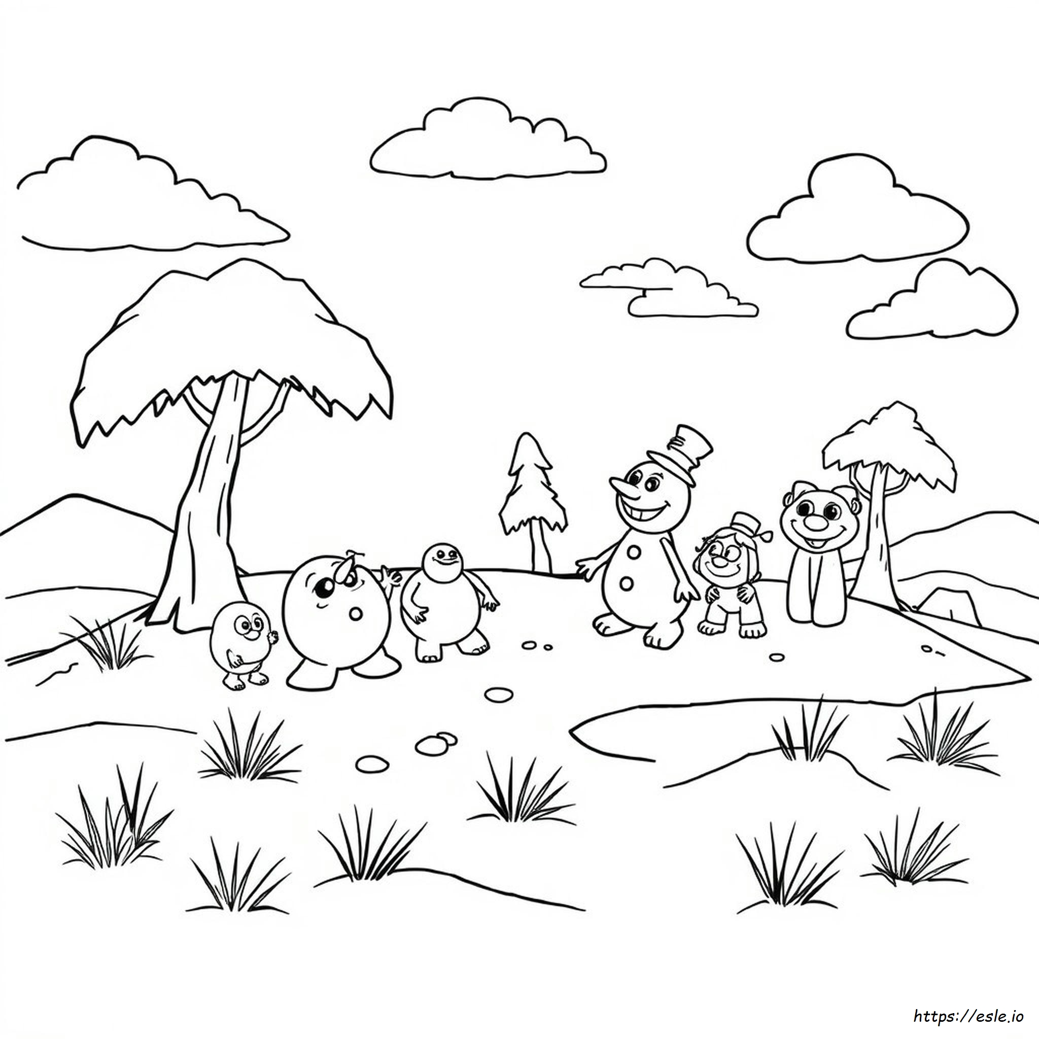 Coloriages Gratuits À Imprimer L'île Des Jouets Oubliés