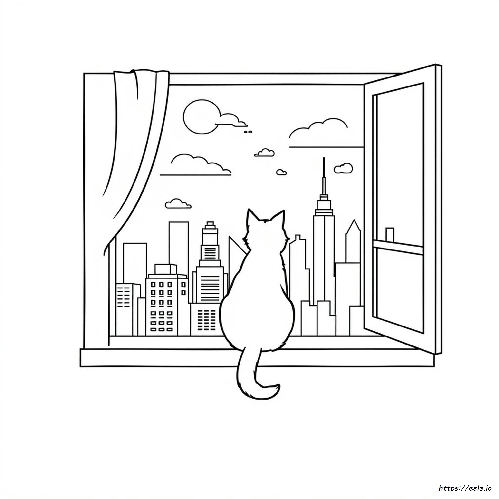 Kedi Boyama Sayfası