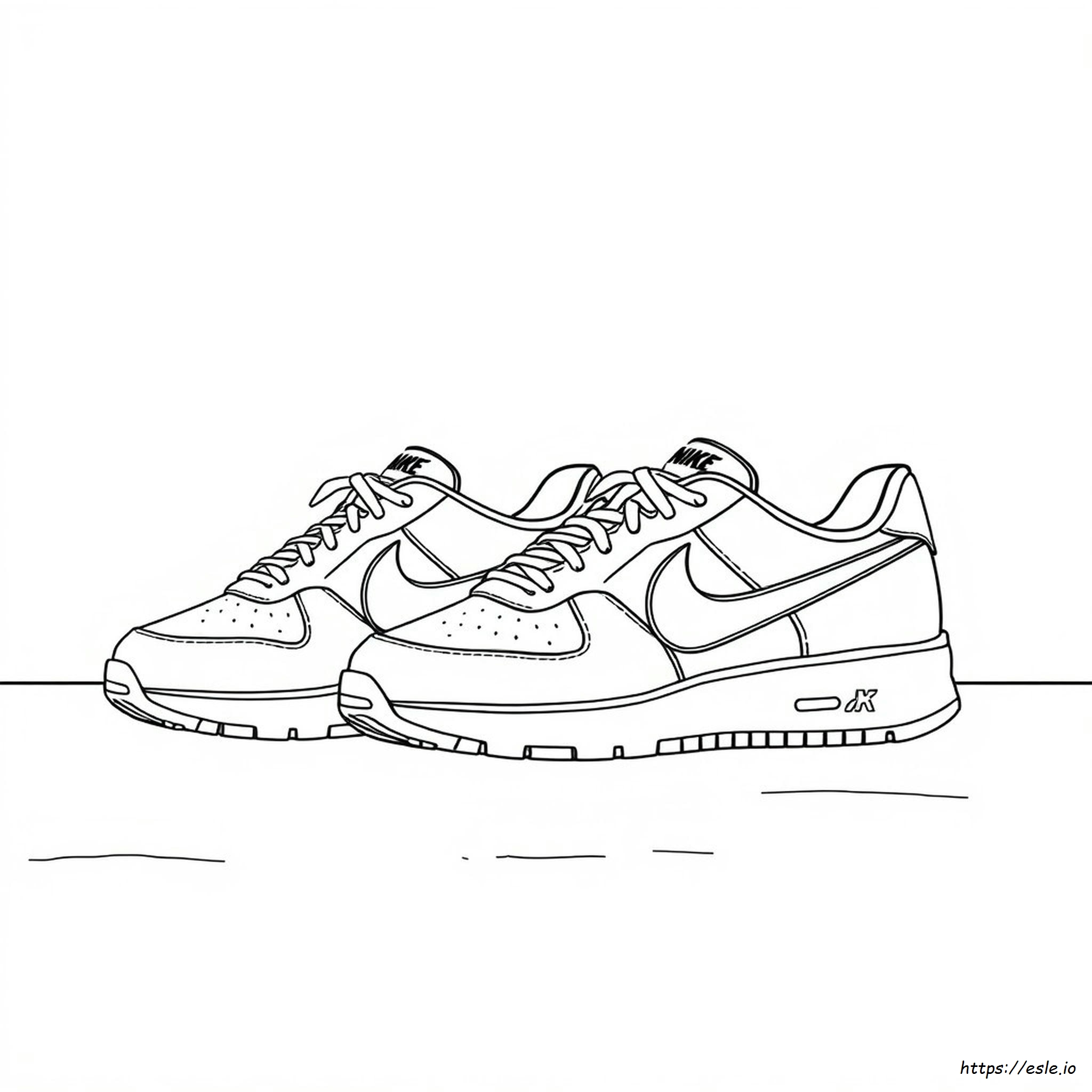 Colouring Nike Shoes