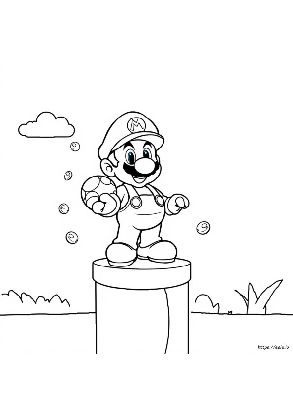 Disegni Da Colorare Di Super Mario Brothers