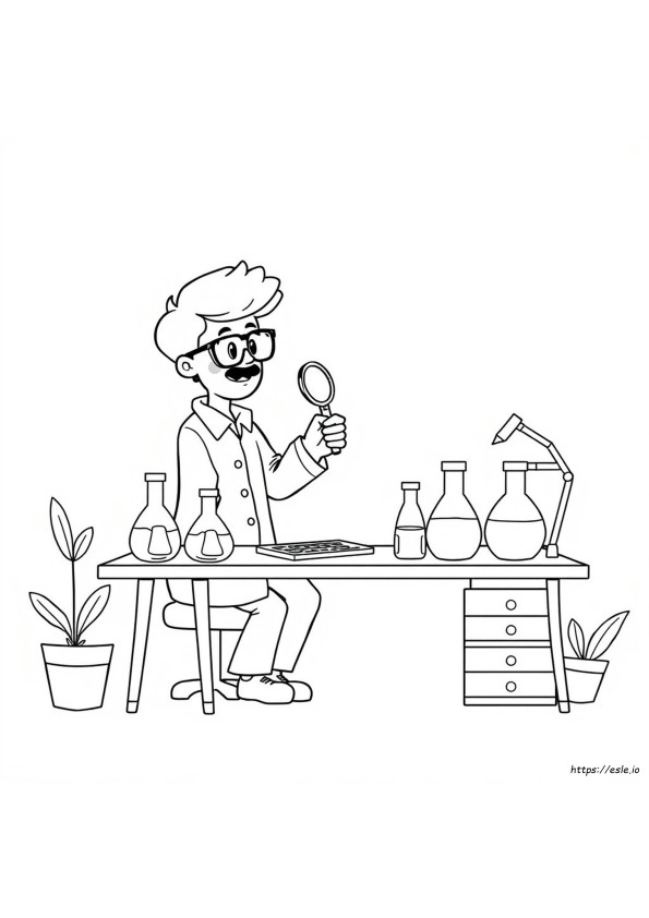 茎の塗り絵