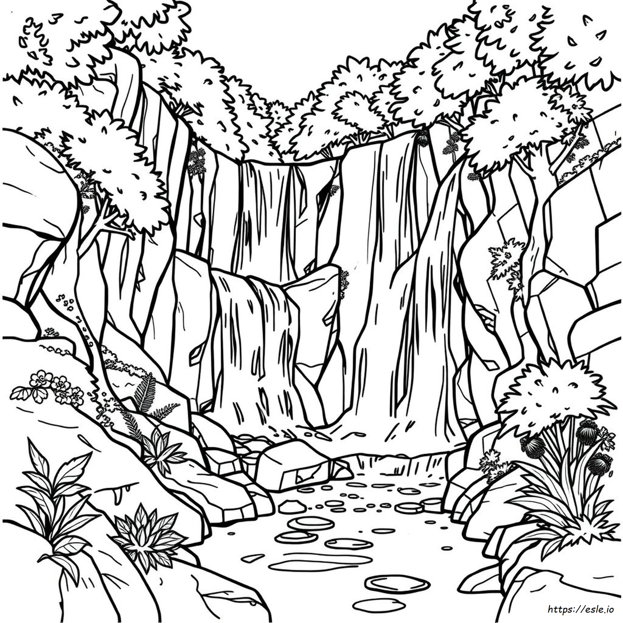 Cascate Naturali Da Colorare