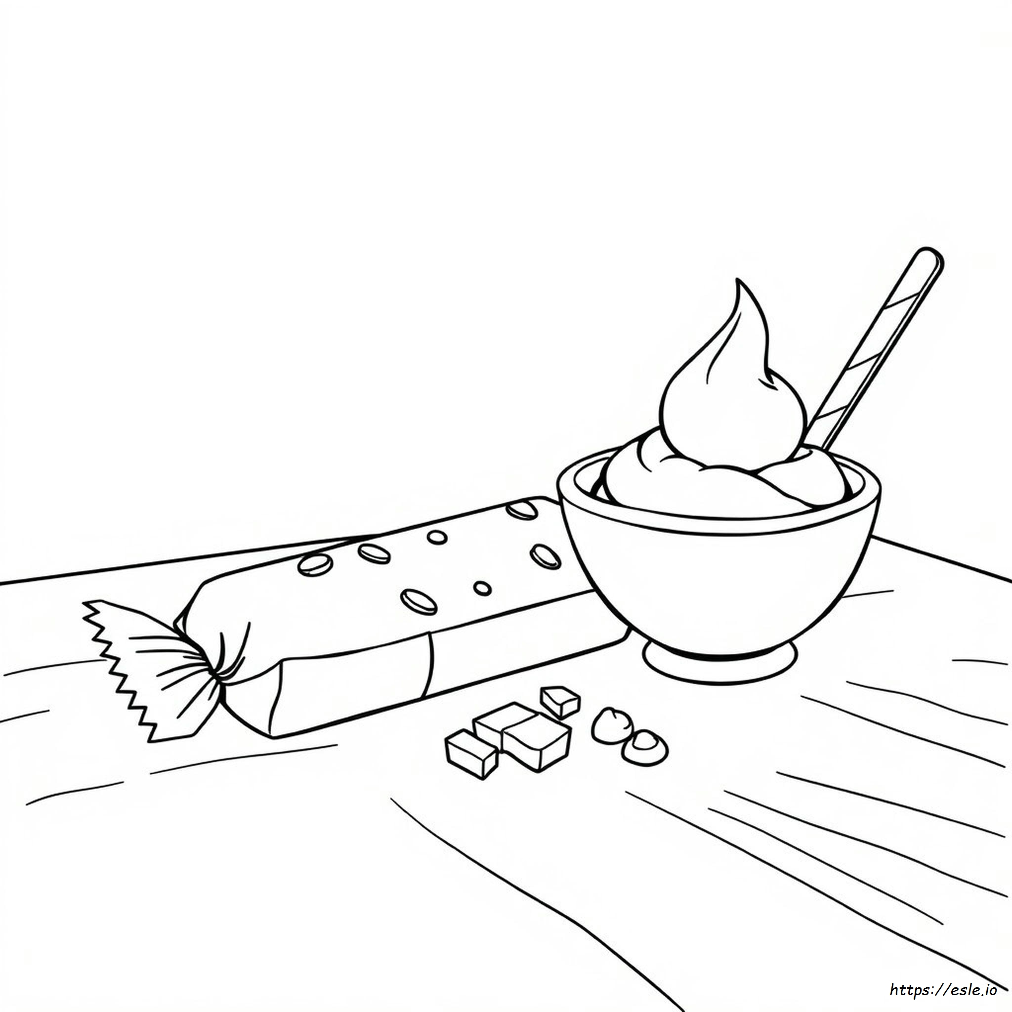 Chocolate Colouring Pages