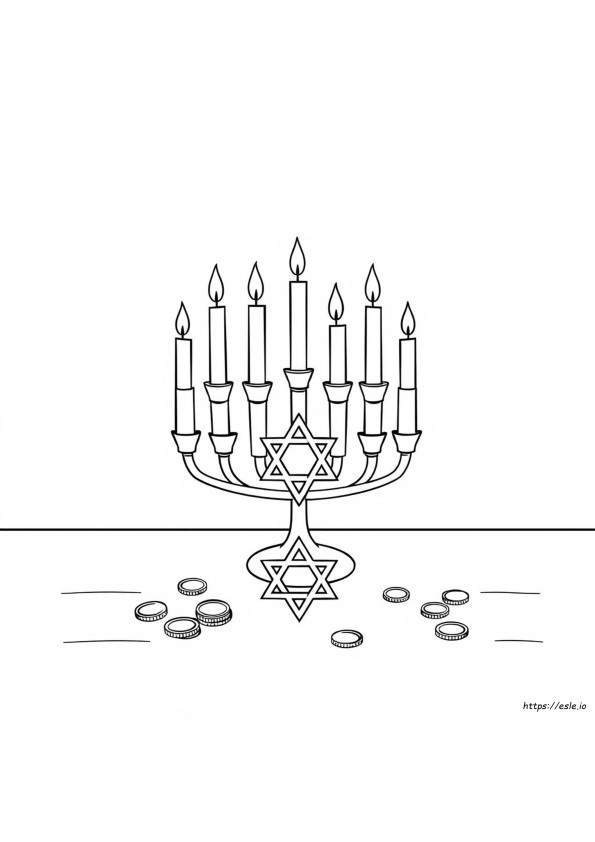 Disegni Da Colorare Di Chanukah