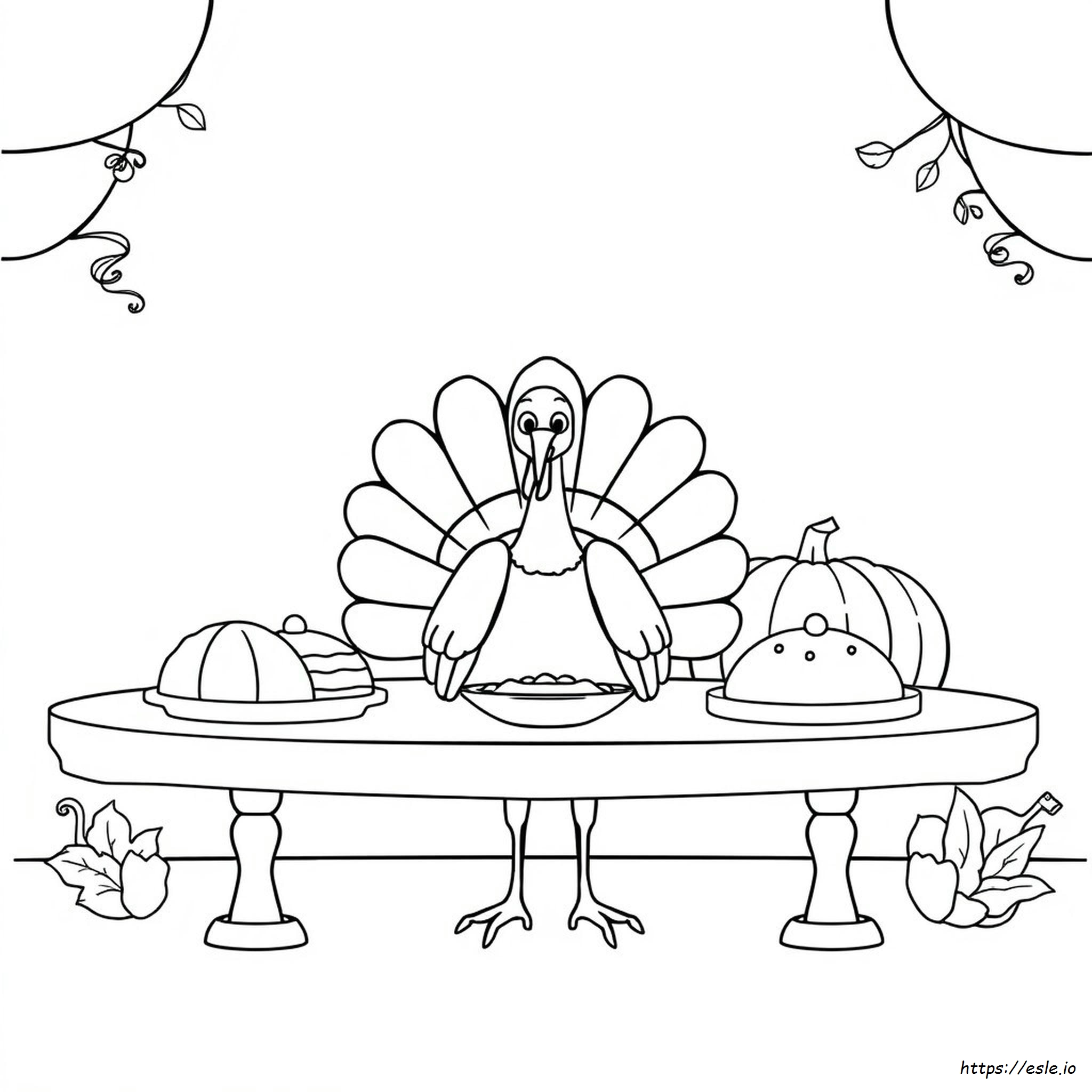 Printable Thanksgiving Coloring By Number