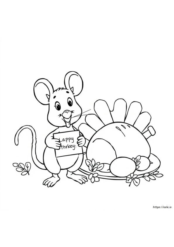 Coloriages De Dindes Abc Mouse