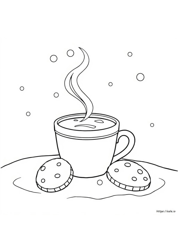 Cute Chocolate Coloring Pages
