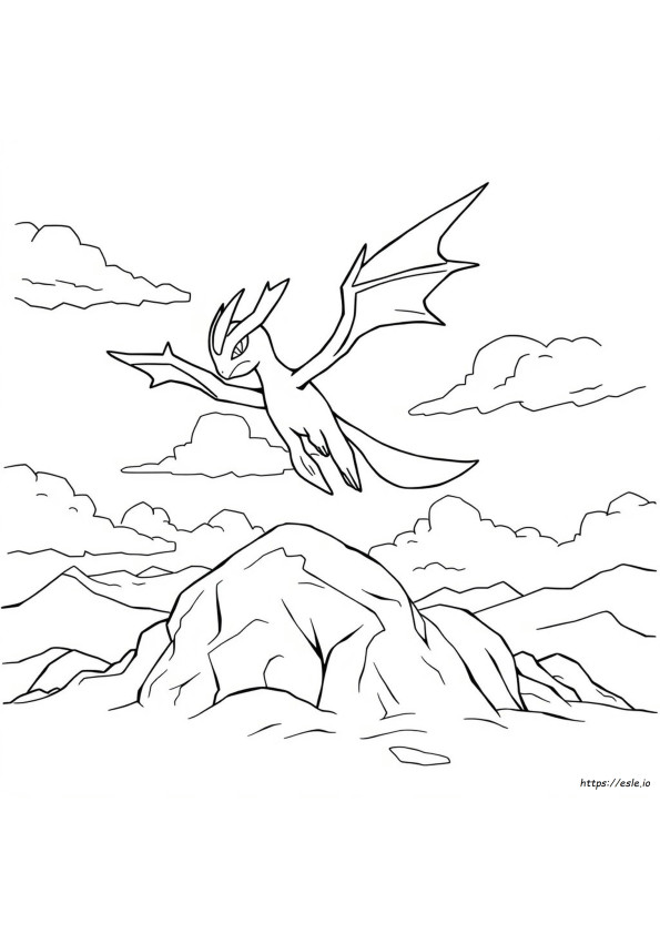 Pokemon Yveltal Coloring Pages