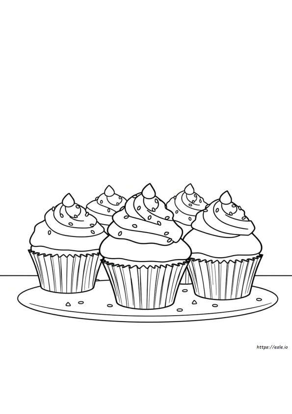 Szuper Színező Cupcake