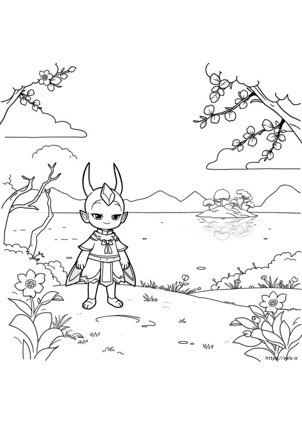 Kolorowanka Genshin