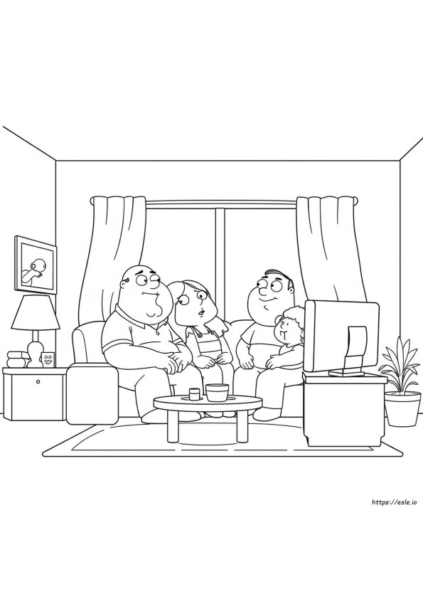 Family Guy Coloring Pages Online