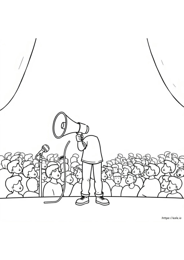Micrófono Para Colorear