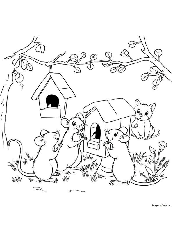 Coloriages Madame Brisby Et Les Rats De Nimh