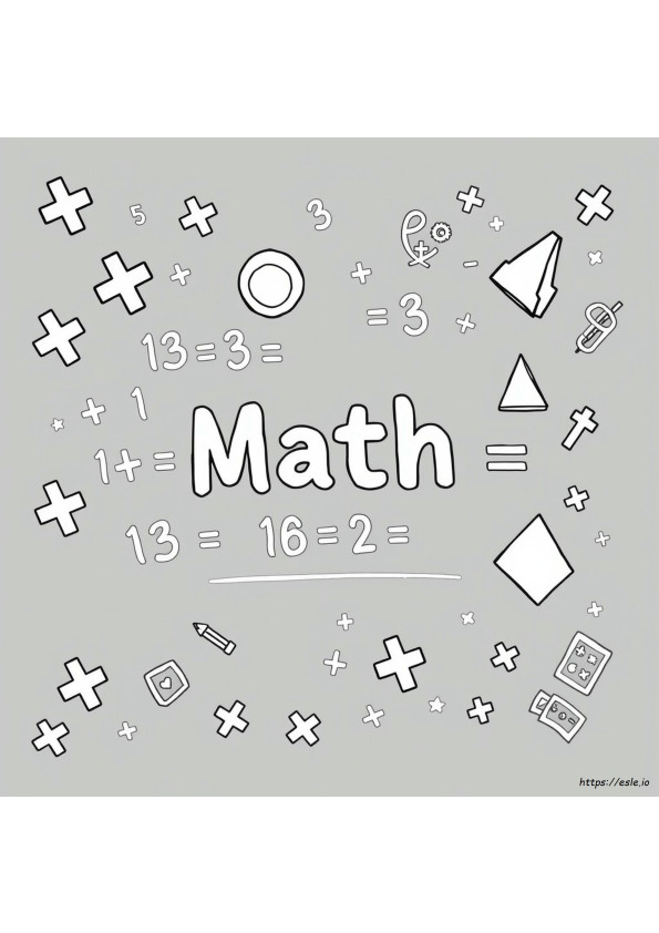 Mathe Ausmalbilder Zum Ausdrucken