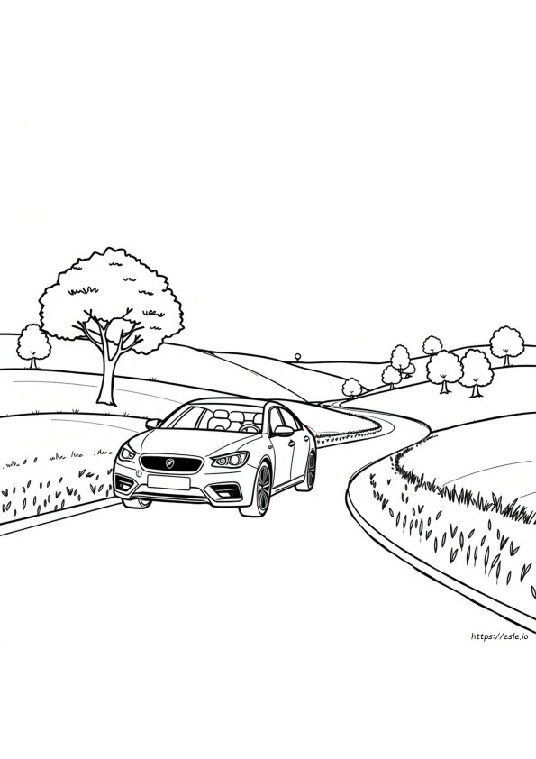 Detailed Car Coloring Pages For Adults