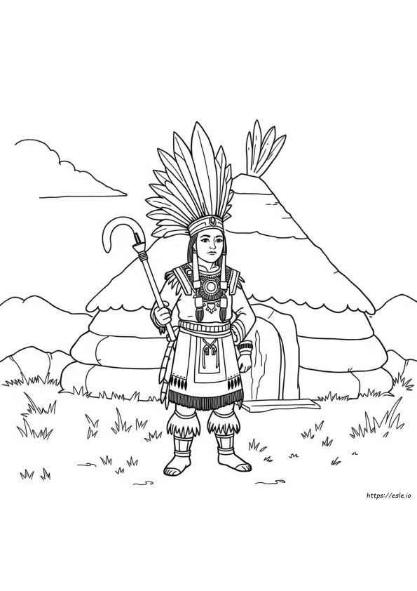 Iroquois Kleurplaten
