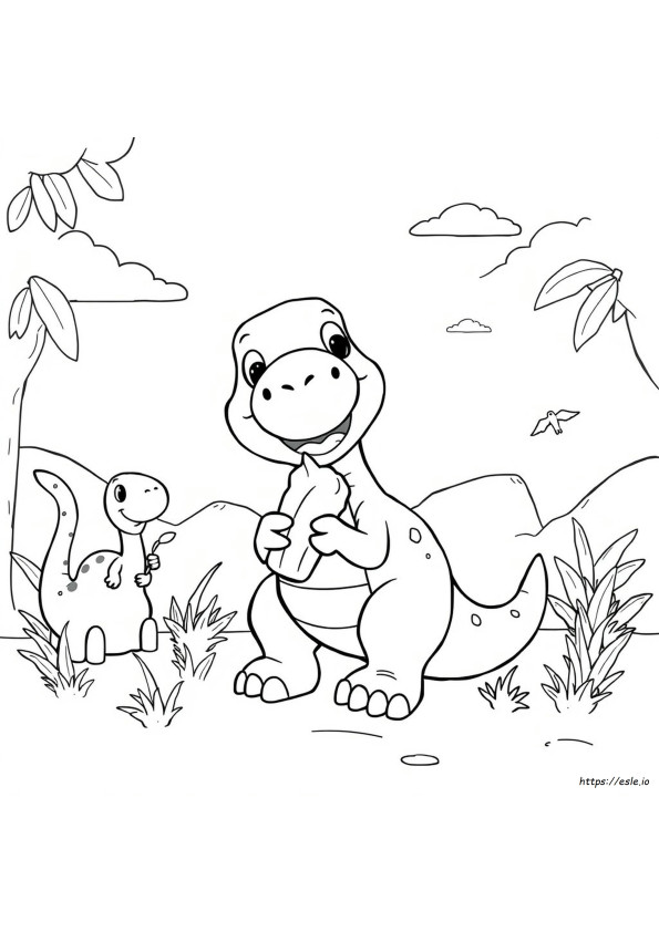 Dino Nuggets Coloring Pages