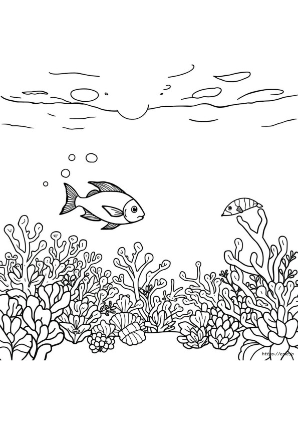 Kolorowanki Podmorskie Oceaniczne