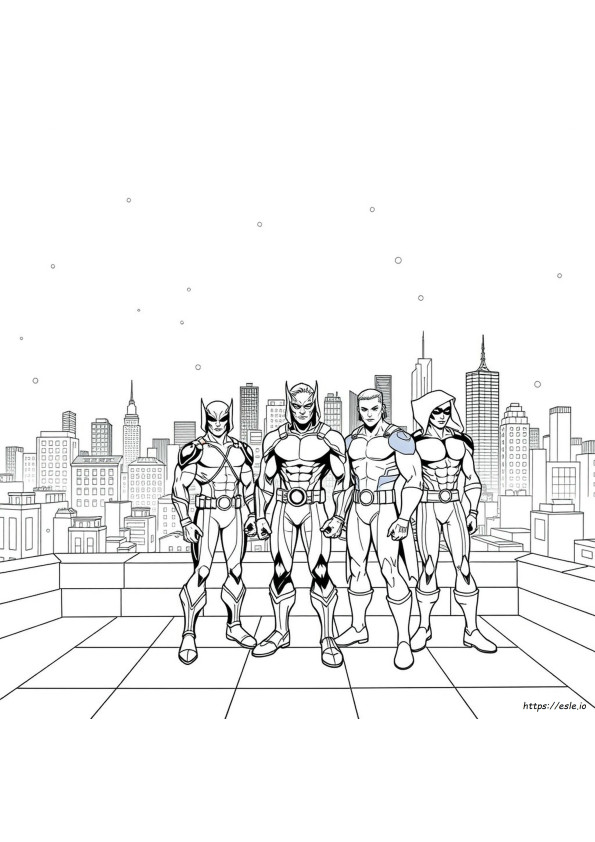 Coloriages X-Men Gratuits