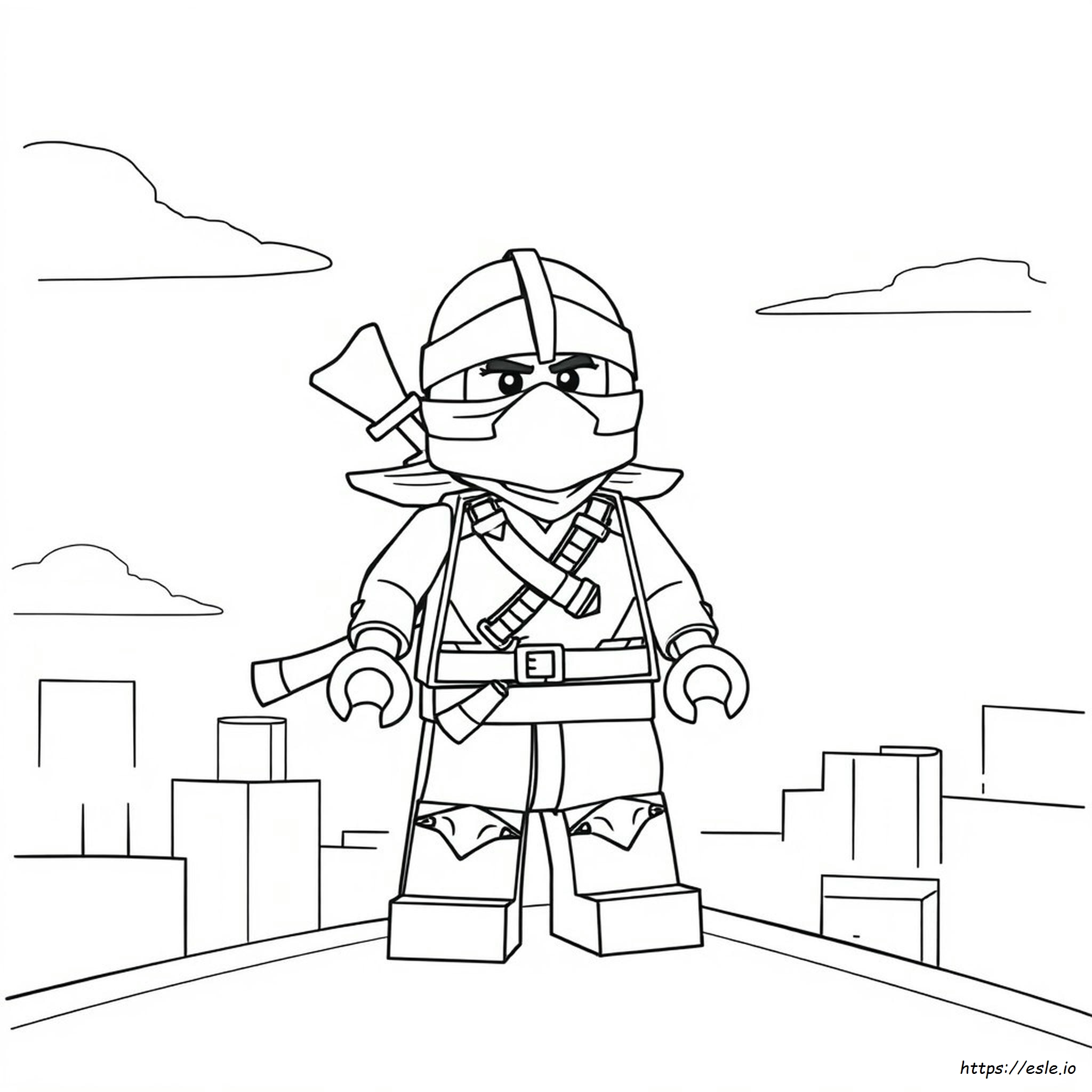 Coloriage Lloyd Ninjago À Imprimer