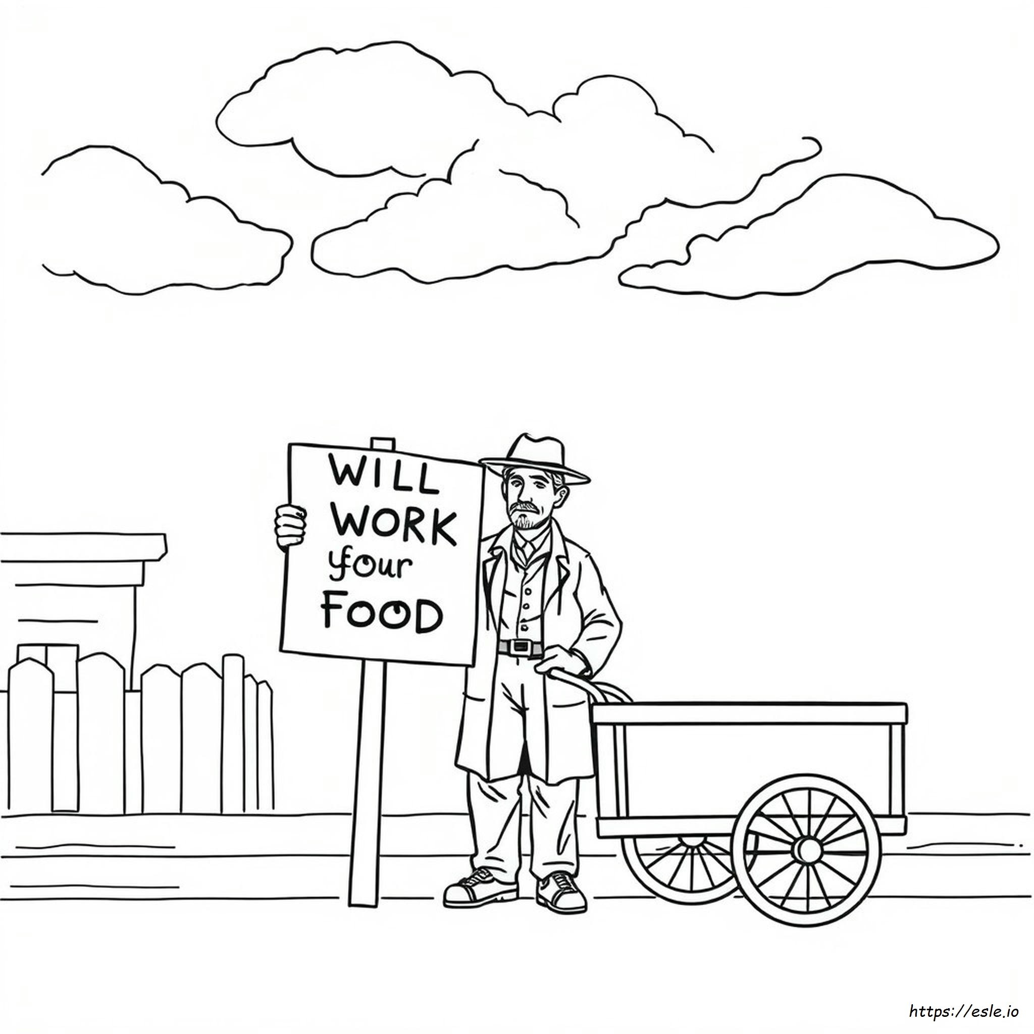 Great Depression Coloring Pages