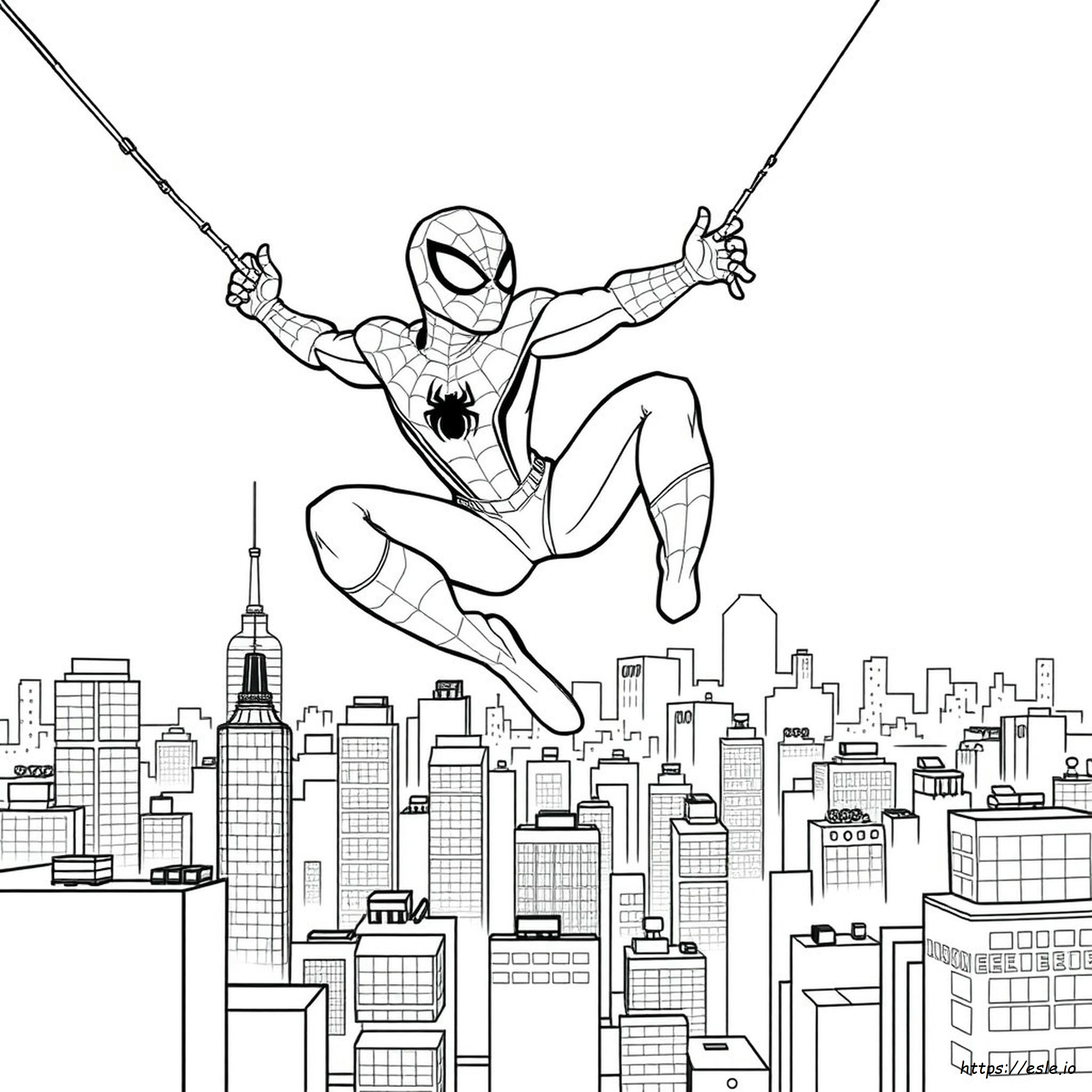 Spider Man Mewarnai