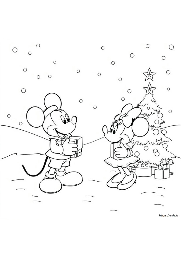 Świąteczne Kolorowanki Disney