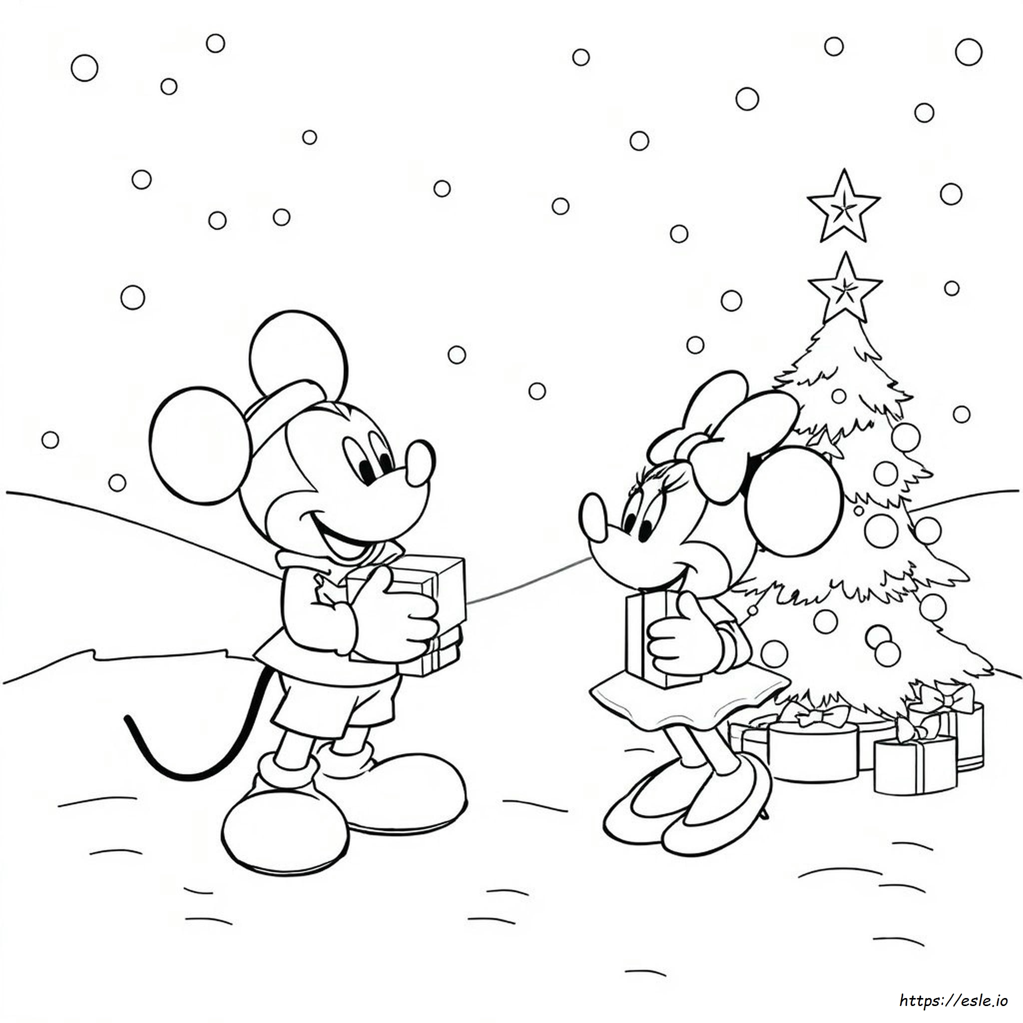 Christmas Colouring In Disney