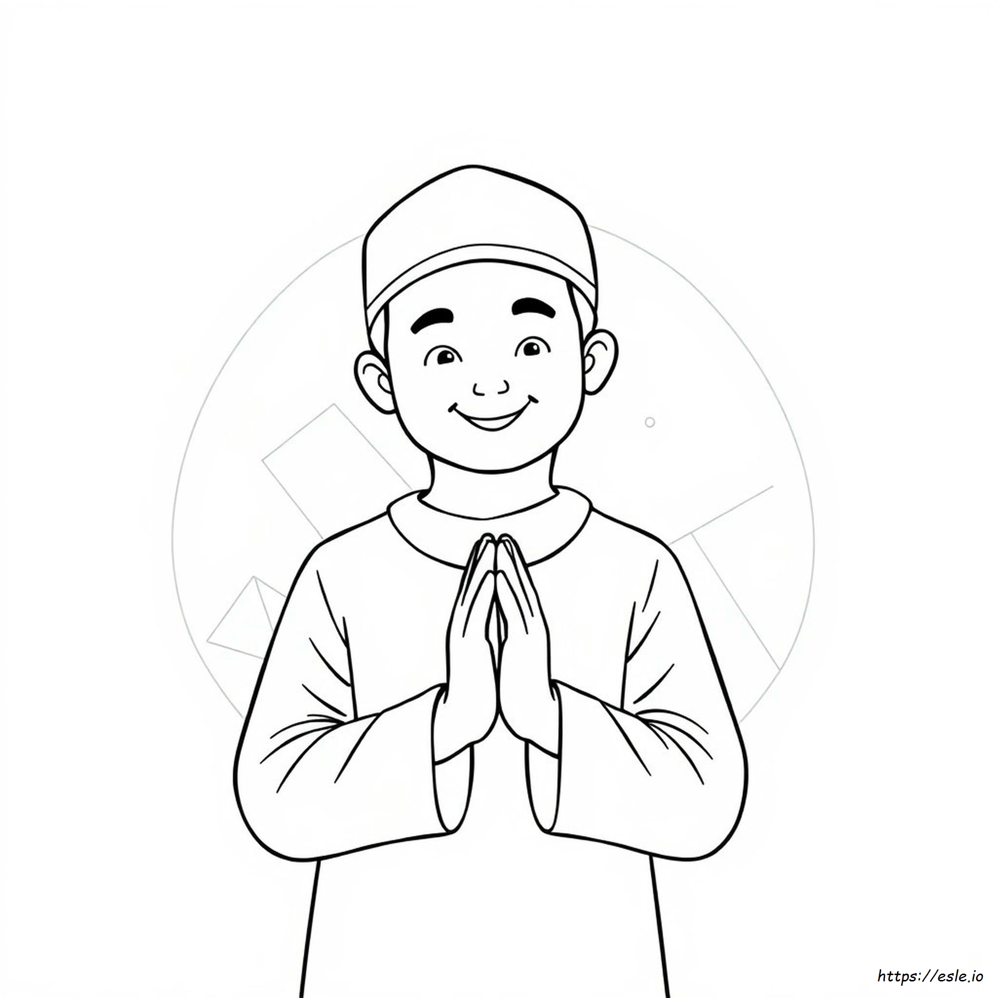 Assalamualaikum Gambar Mewarnai