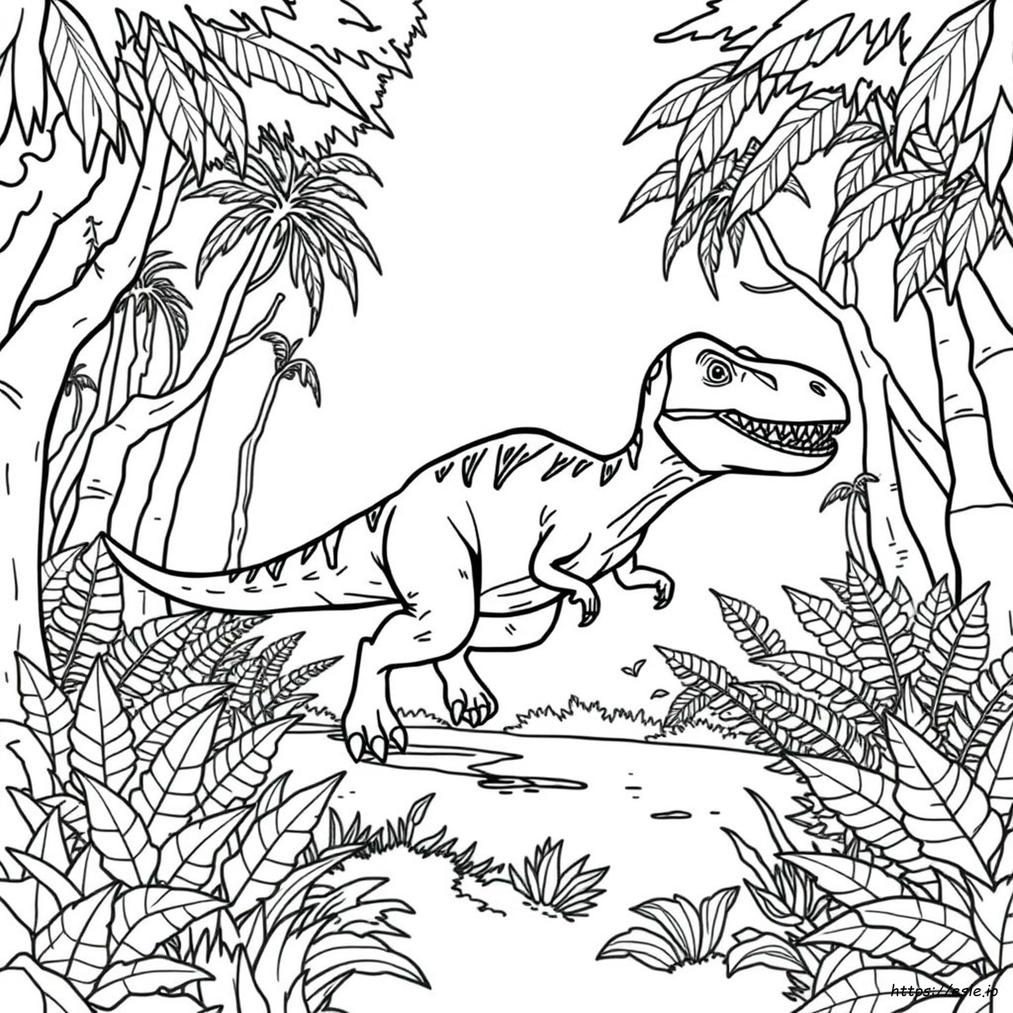 Jurassic Park Blue Coloring Pages