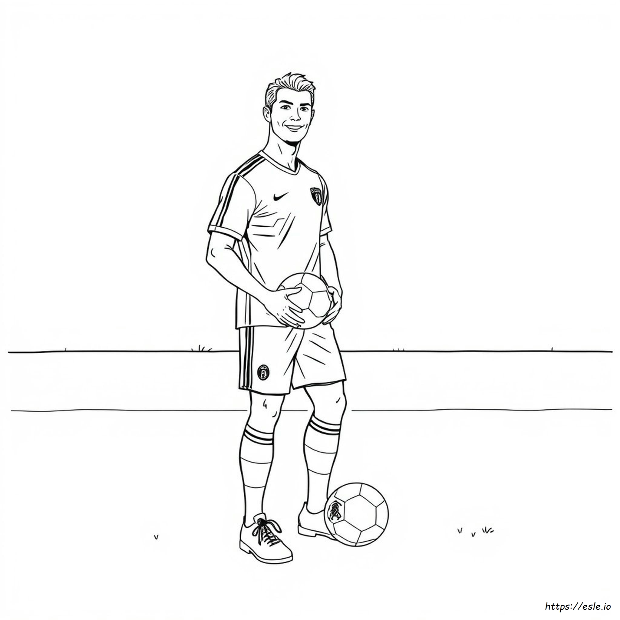 Coloriages À Imprimer De Ronaldo