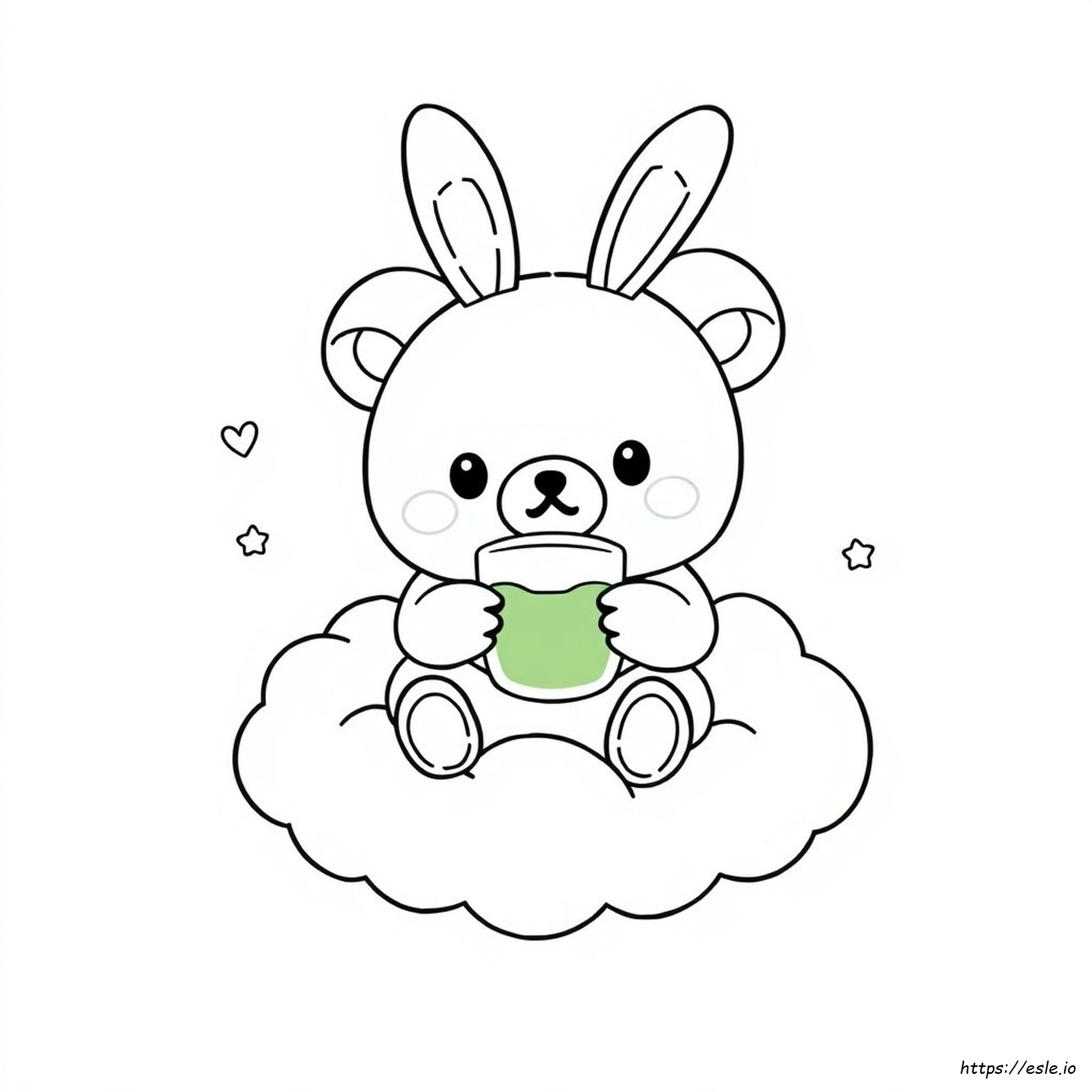 Kawaii Rilakkuma Coloring Pages
