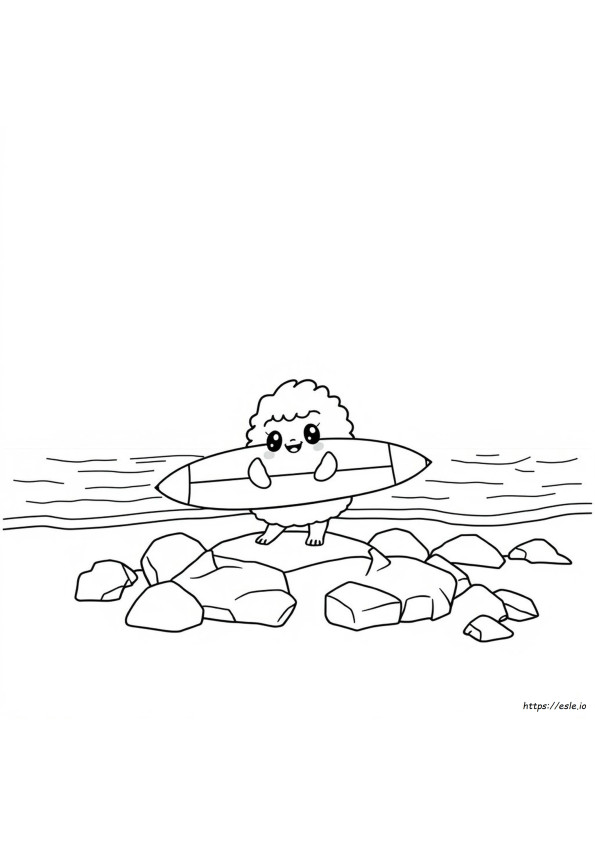 Yampuff Coloring Pages