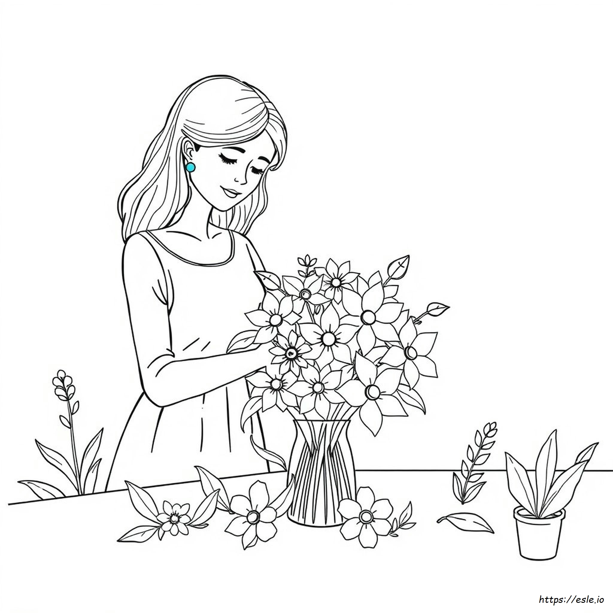 How To Color Paper Flowers