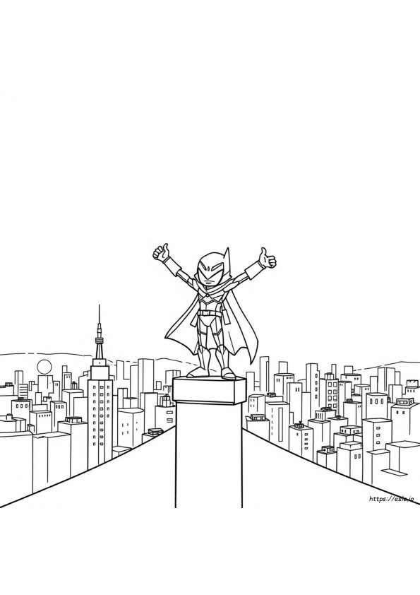 Zero The Hero Coloring Page