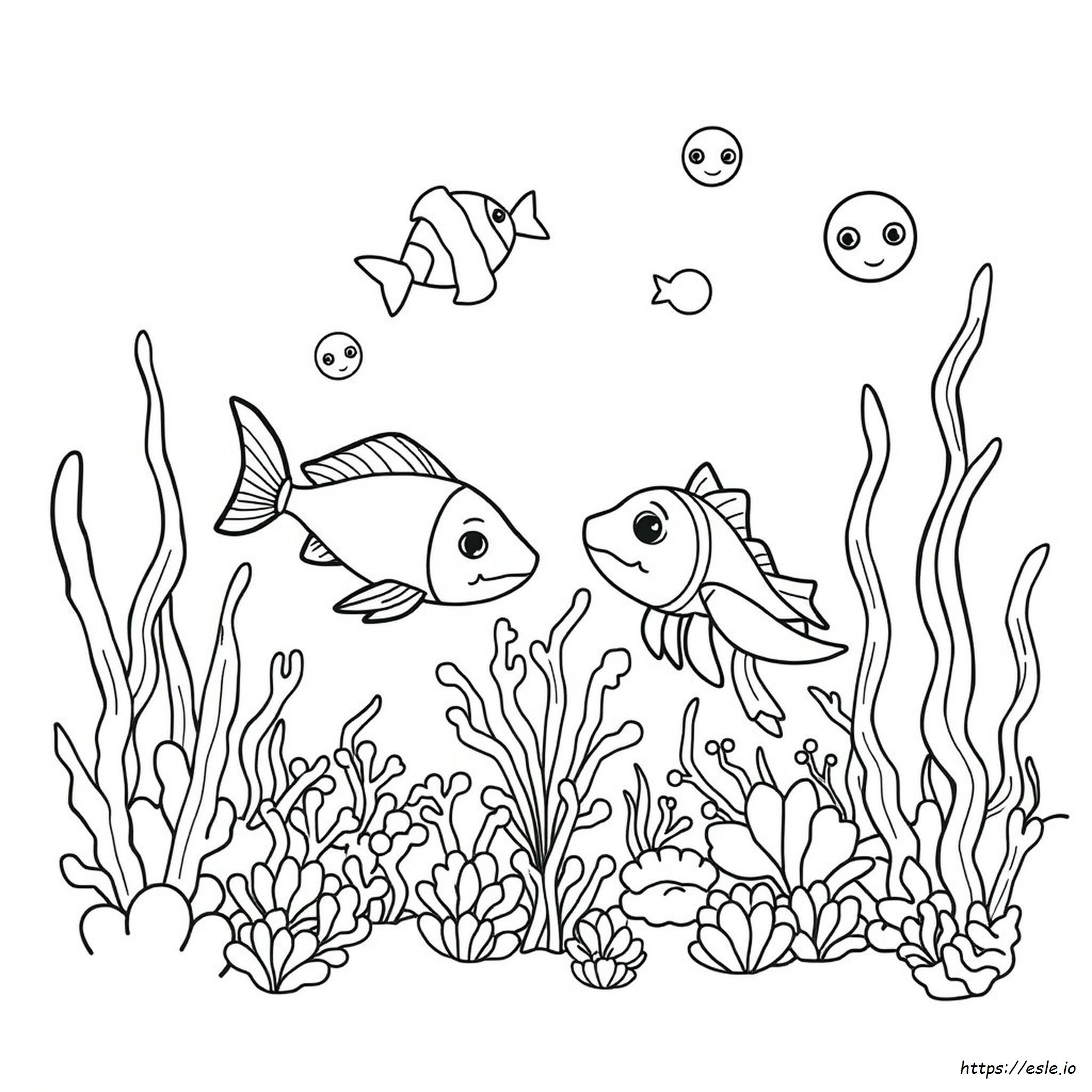 Ocean Animals Coloring Pages Pdf