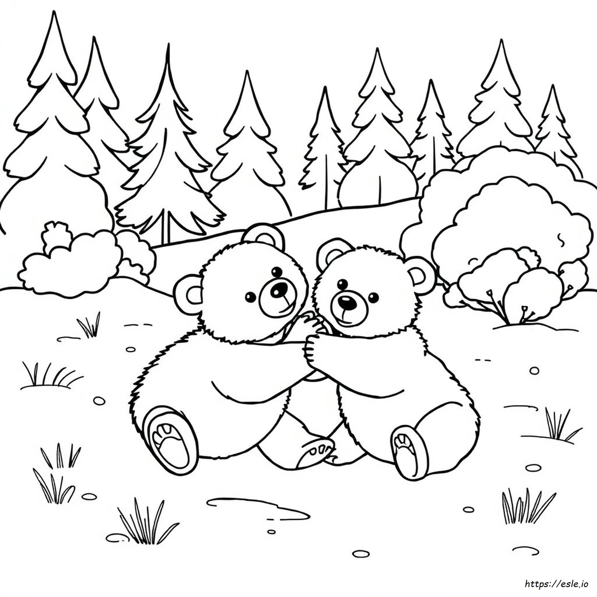 Coloring Pages Of Black Bears