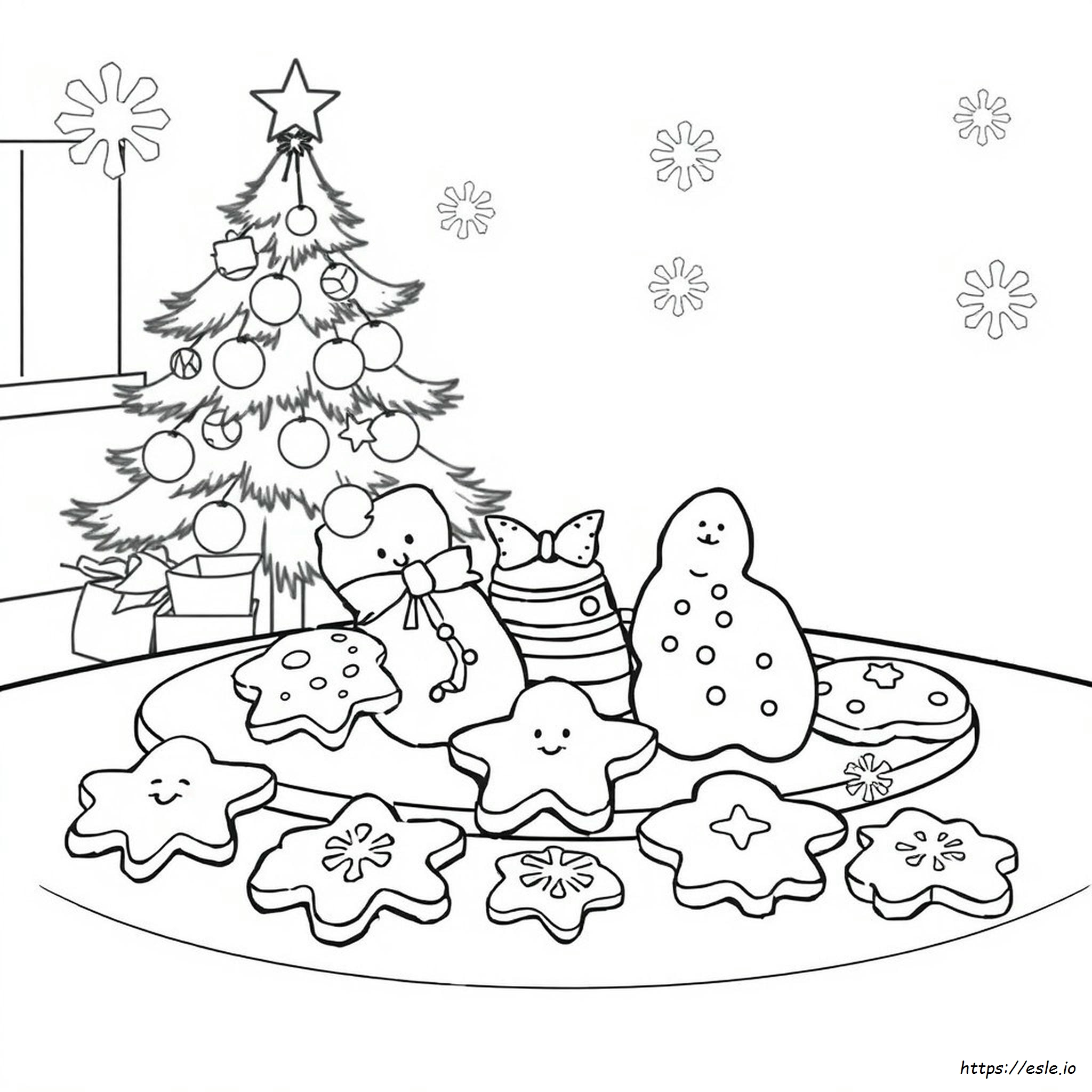 Biscotti Di Natale Da Colorare