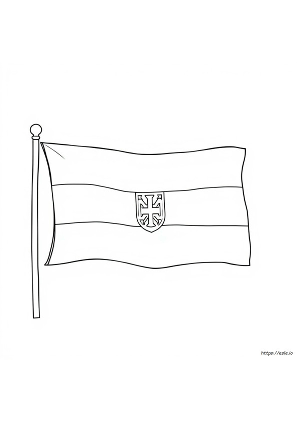 Ungarn Flagge Ausmalbilder