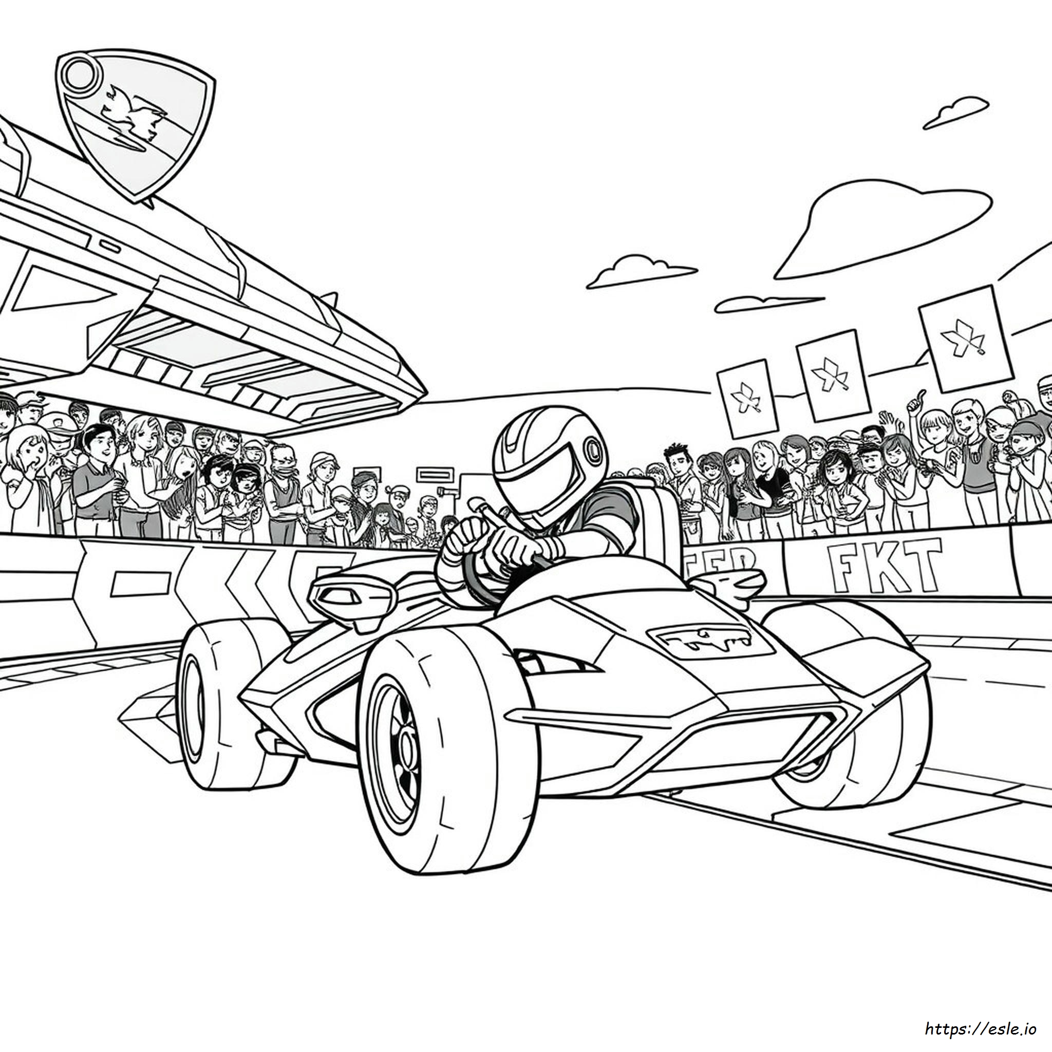 Octane Rocket League Coloring Pages