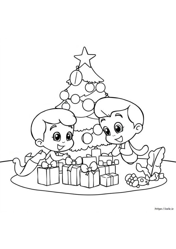 Bubble Guppies Christmas Coloring Pages