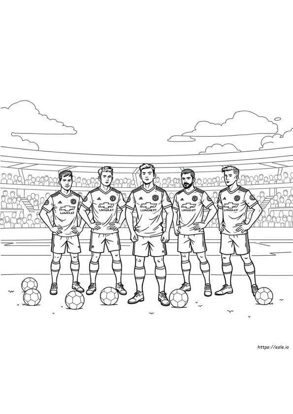 Coloriages À Imprimer Des Joueurs De Manchester United