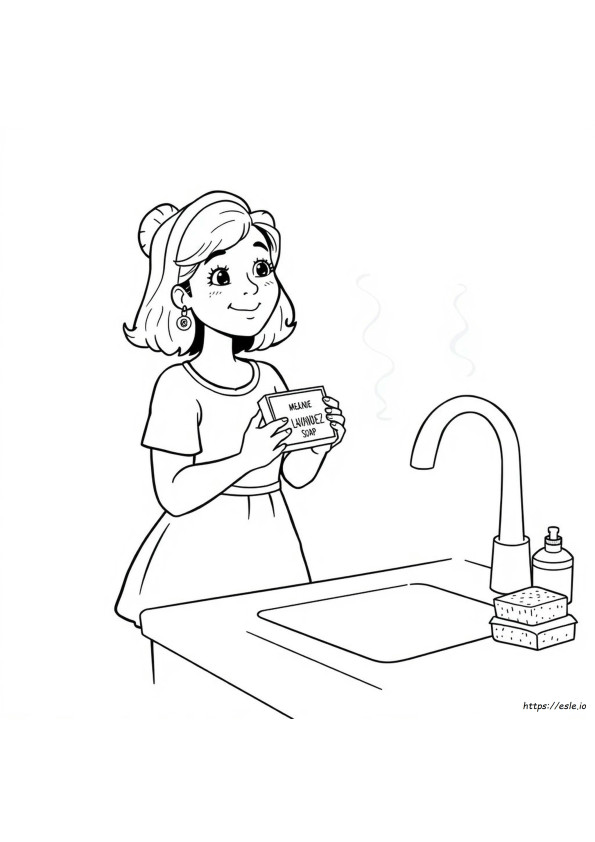 Melanie Martinez Soap Coloring Page