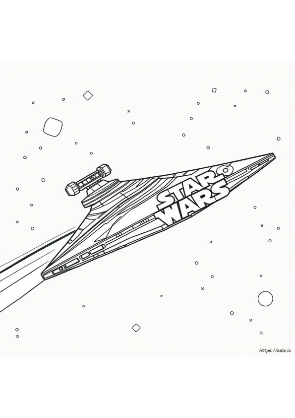 Star Wars Logo Coloring Page
