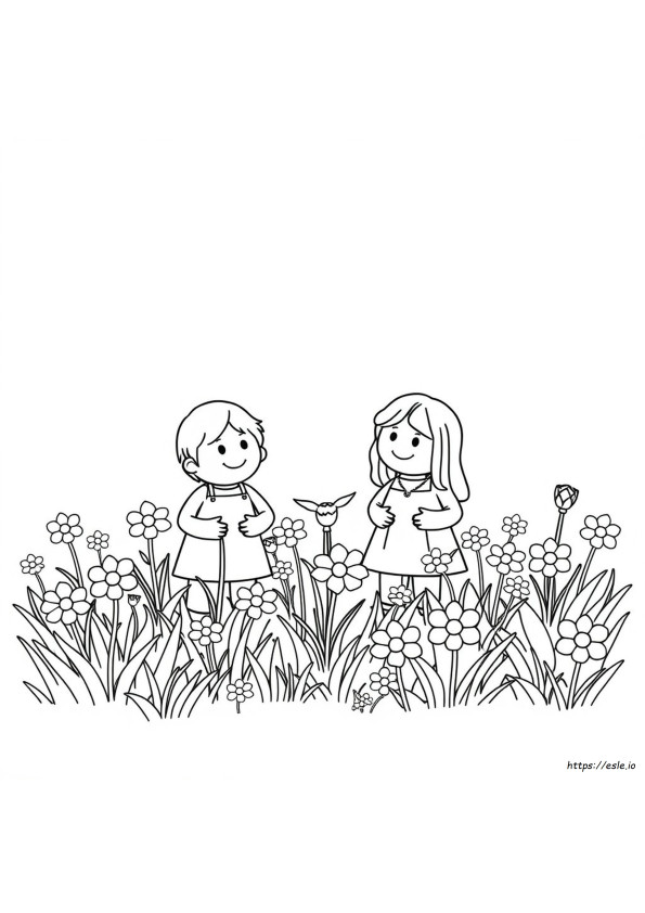 Disegni Da Colorare Di Piccoli Amici