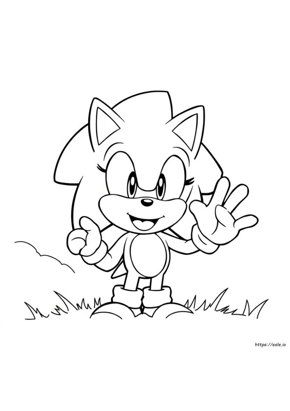 Sonic Face Coloring