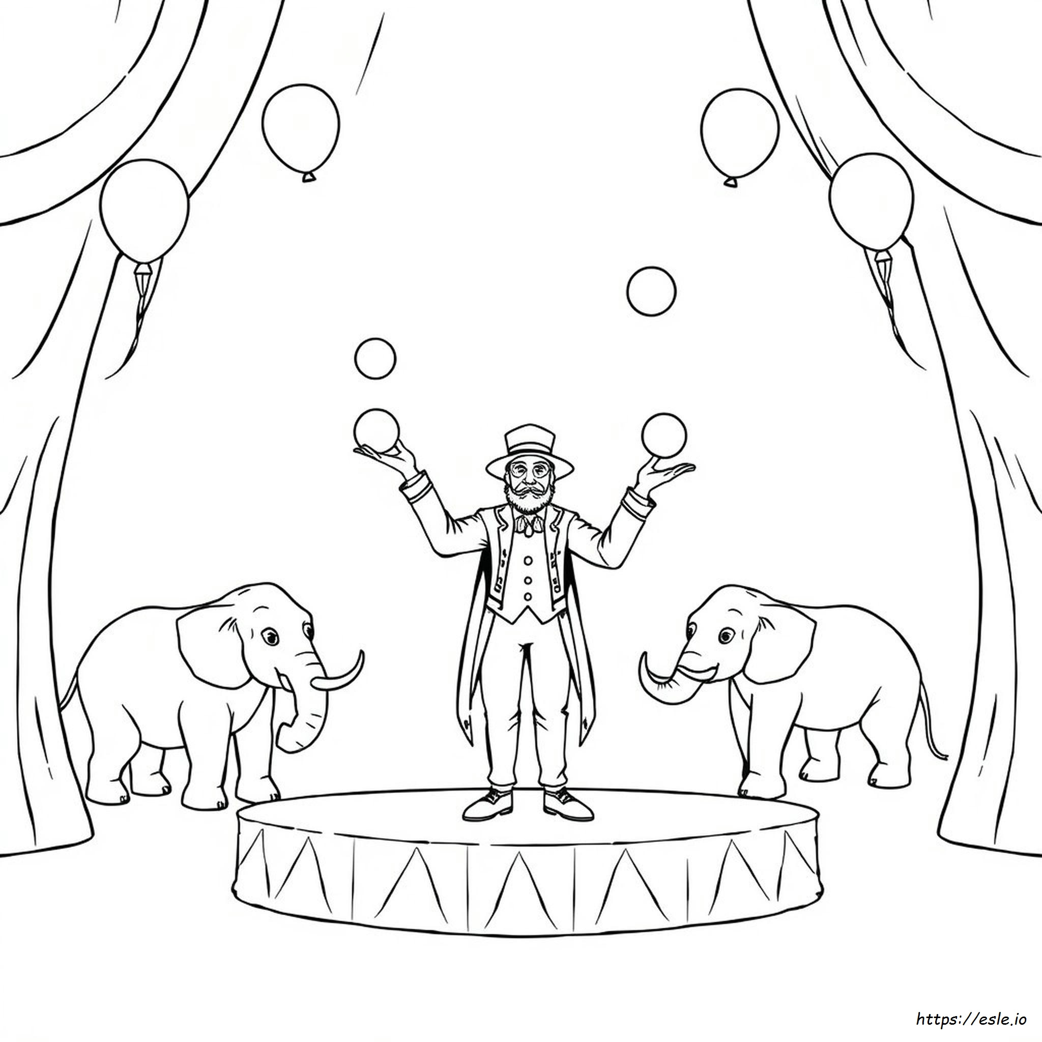 Als Ik Het Circus Run Kleurplaten kleurplaat